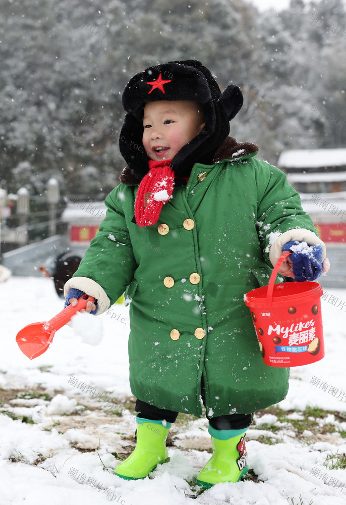 通道 下雪