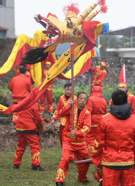 宁远 民俗  舞龙  村民  