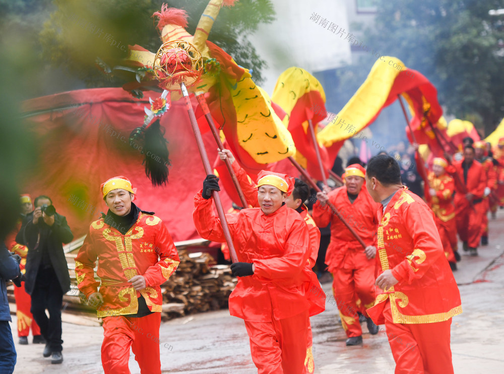 宁远 民俗  舞龙  村民  