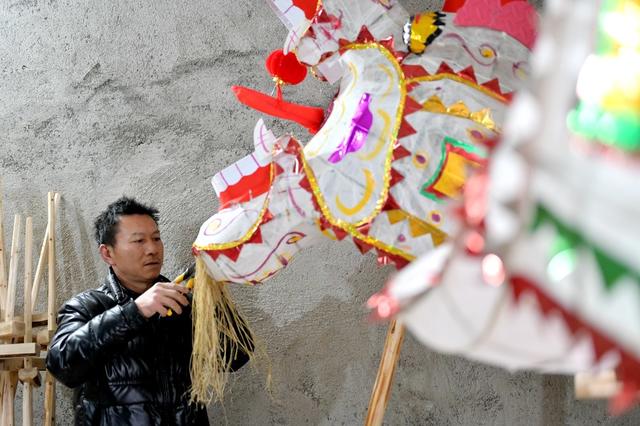 传统  文化  龙灯  历史  春节  龙