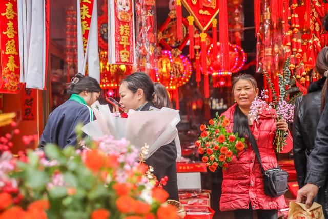 花卉 年宵花 鲜花 市场 喜庆