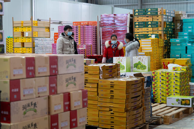农产品批发 年货市场 水果交易