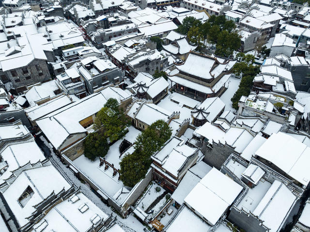 雪景 古城