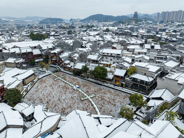 雪景 古城