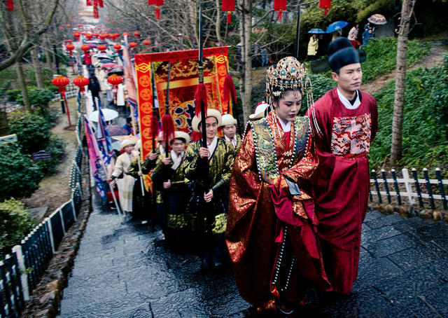武冈市   古城    大型汉服秀  春节