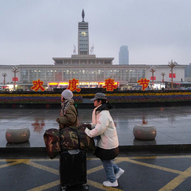 返乡，春运，长沙站