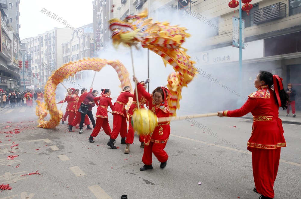 龙腾虎跃过大年