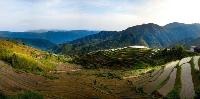 梯田 旅游 风光