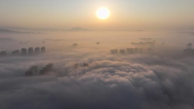 湖南新化 日出云海 美景