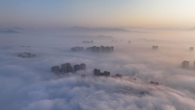 湖南新化 日出云海 美景