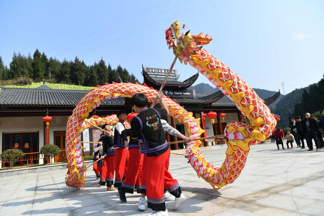 春节,假日,,旅游,,非遗,表演