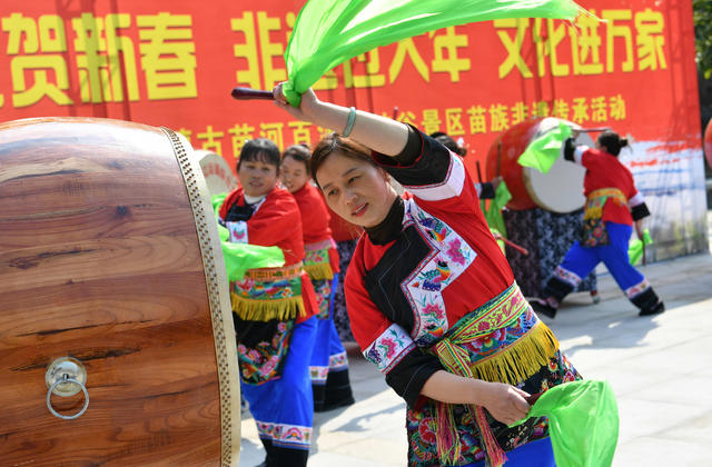 春节,假日,,旅游,,非遗,表演
