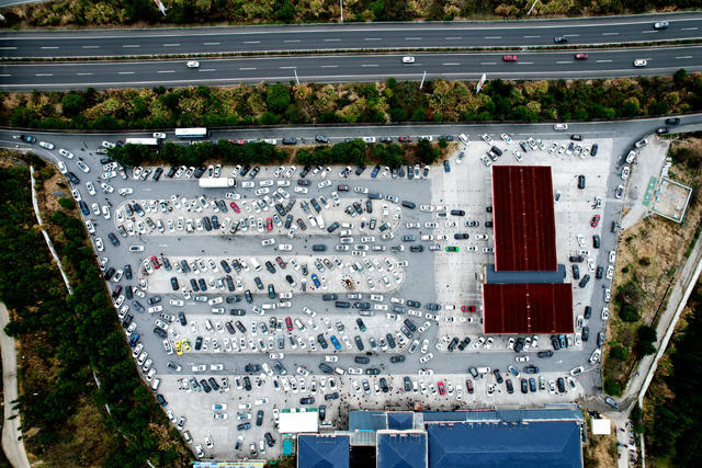 湖南桂东 武深高速 返程高峰