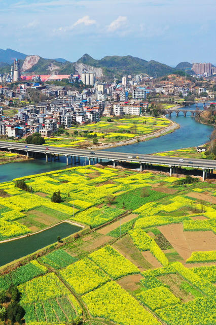 湖南嘉禾：车在公路行，一路花相伴