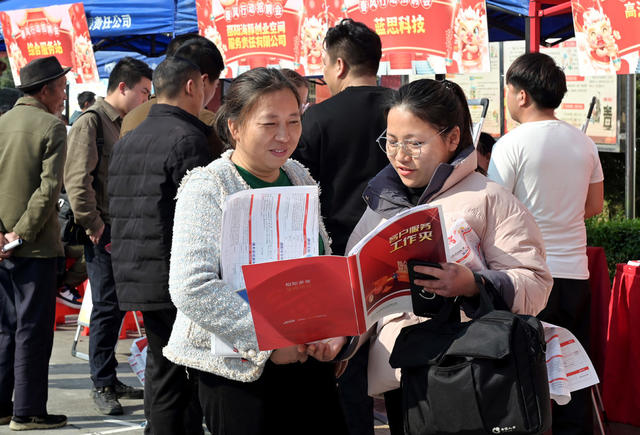 就业 春风送岗 招聘活动 劳务市场 就业岗位 企业 乡村 求职者 家门口就业