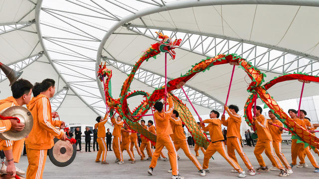 临武县：舞龙迎盛会