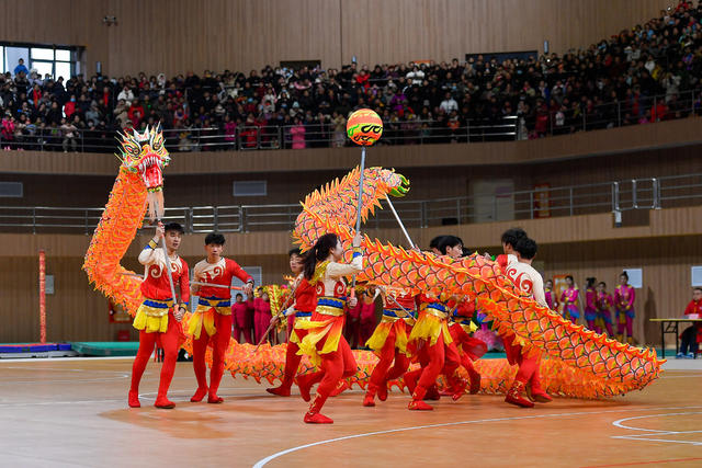 舞龙 舞狮 龙狮争霸赛 民俗