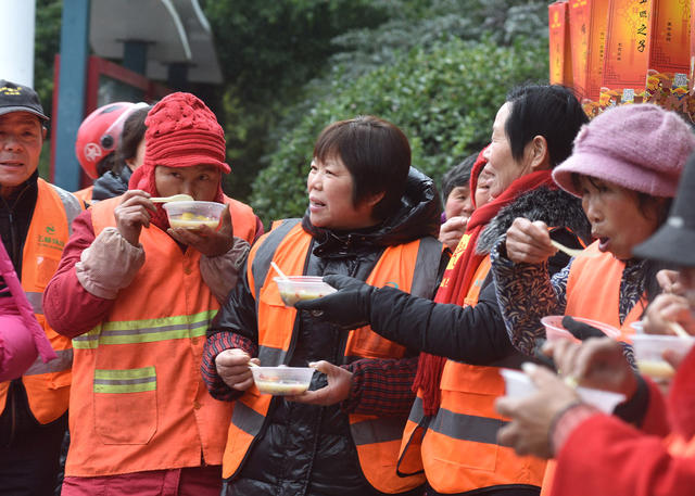 嘉禾：送汤圆 暖人心
