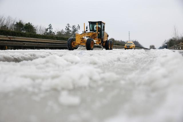 高速公路、冰、雪