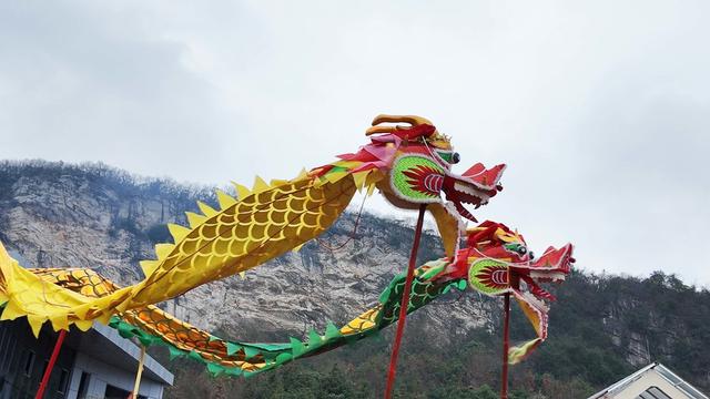 2024年 龙年 临武 元宵 舞龙 闹 新春 文龙 跳龙 黄龙 