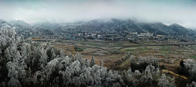 湖南 湘西 风光 革命 老区 冰雪 云雾