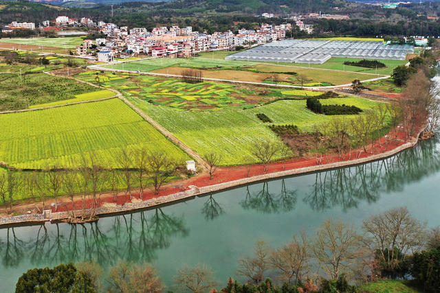 湖南嘉禾：荒地变良田  河道景观美