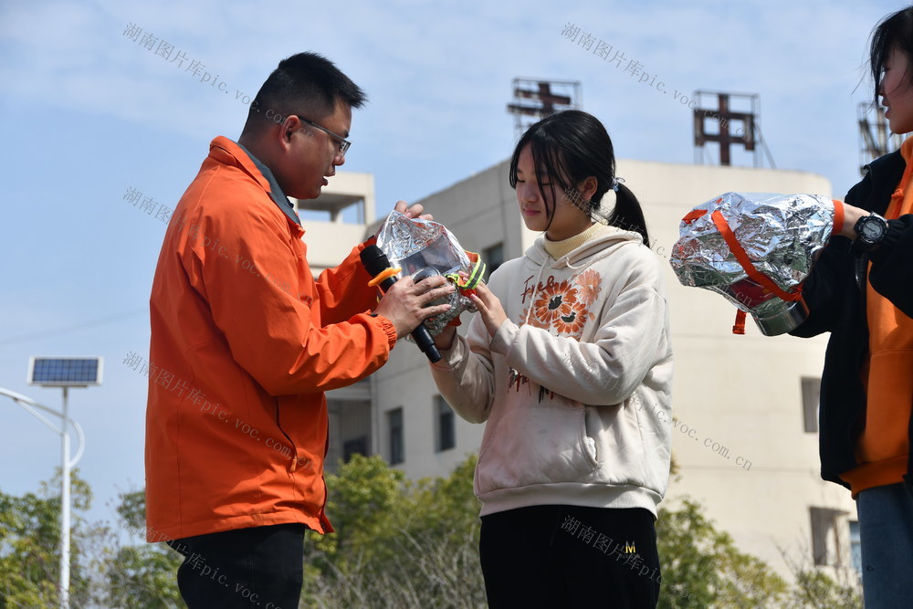 双峰 职业中专 疏散演练