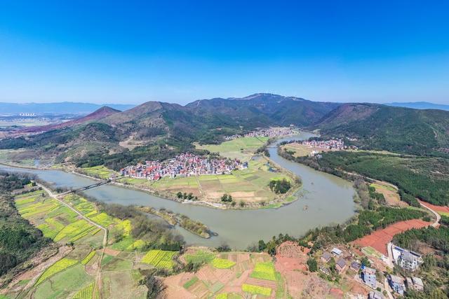 乡村 碧水 绿水青山 生态 河流 