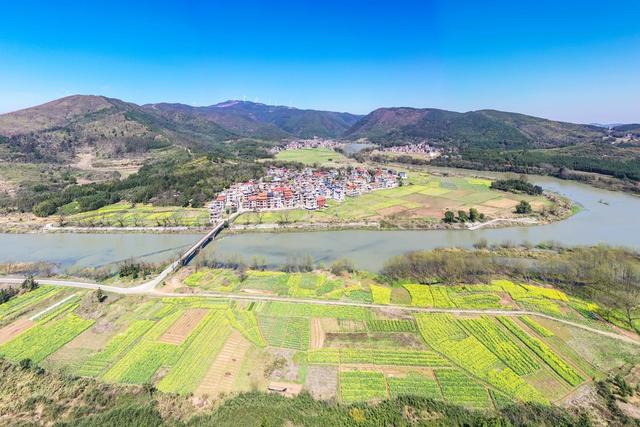 乡村 碧水 绿水青山 生态 河流 