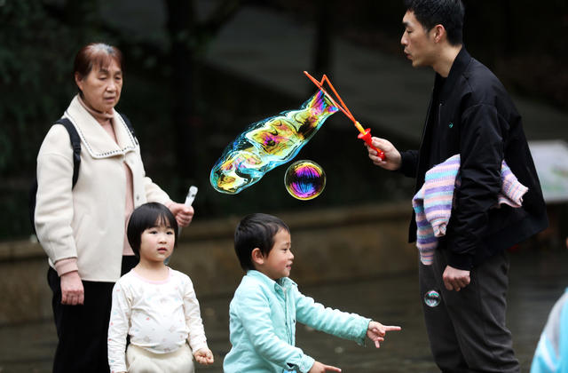 踏青游玩 花海 春色美如画 游客 乐享春光