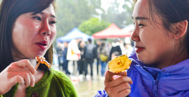 桃花节   扶塘村    非遗  柚子糖