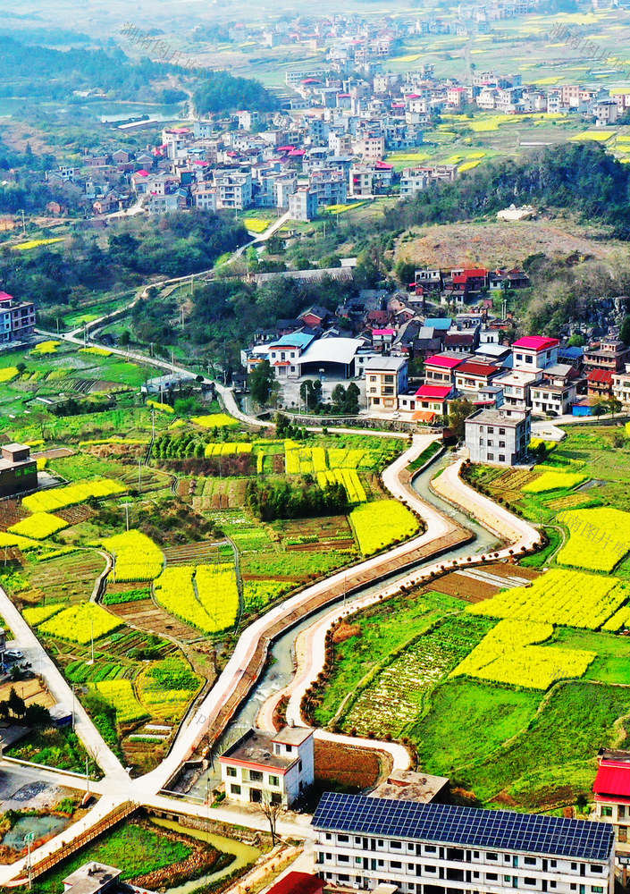 湖南蓝山：美丽乡村景如画