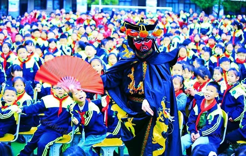 郴州市歌舞剧团   送戏曲进校园   拥军小学   黄建华