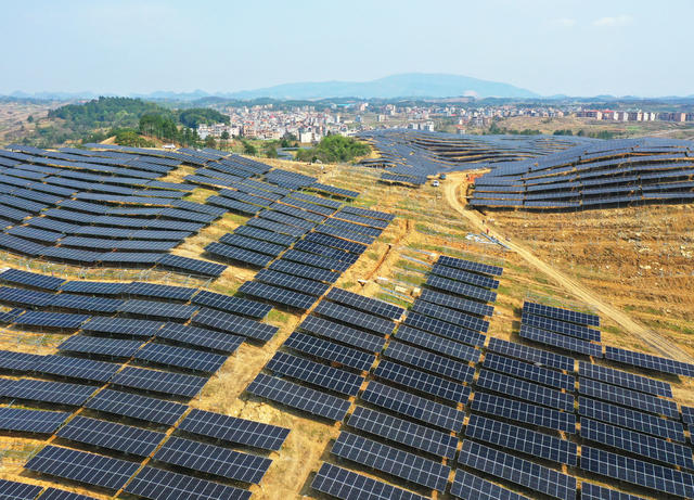 嘉禾：光伏电场初具规模