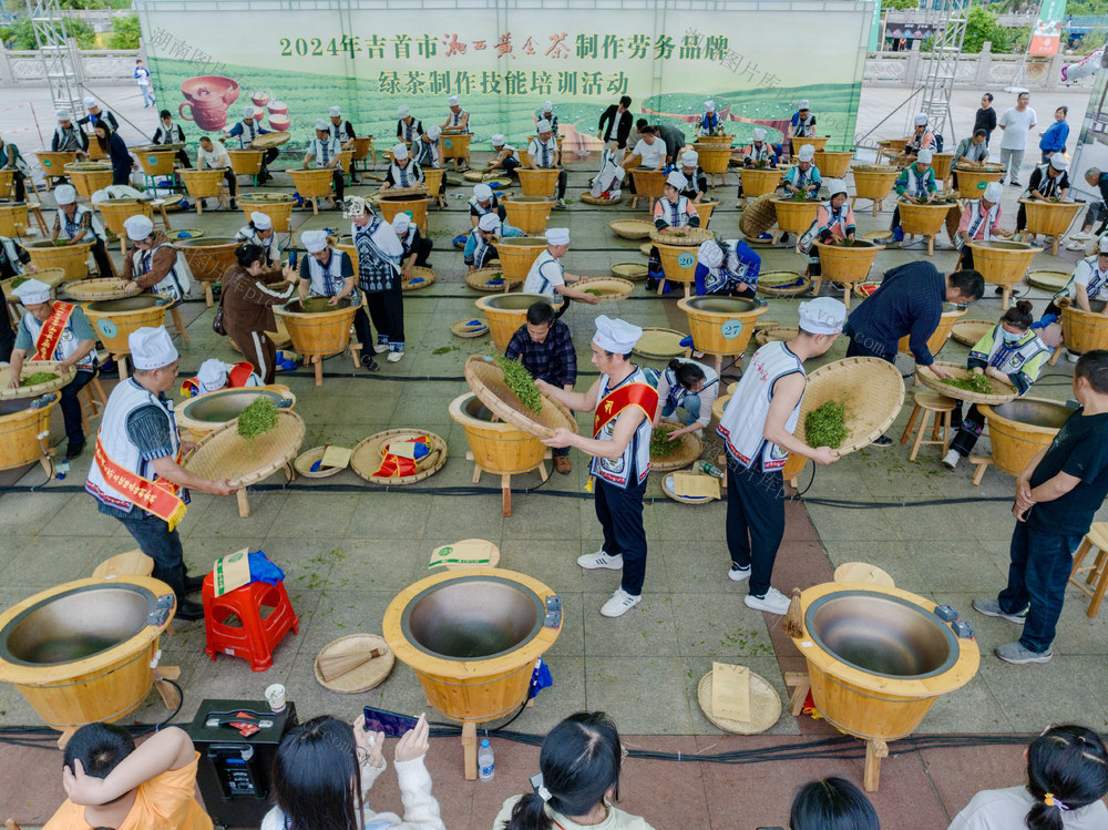 湘西黄金茶 吉首 非遗匠人 炒茶 直播带货