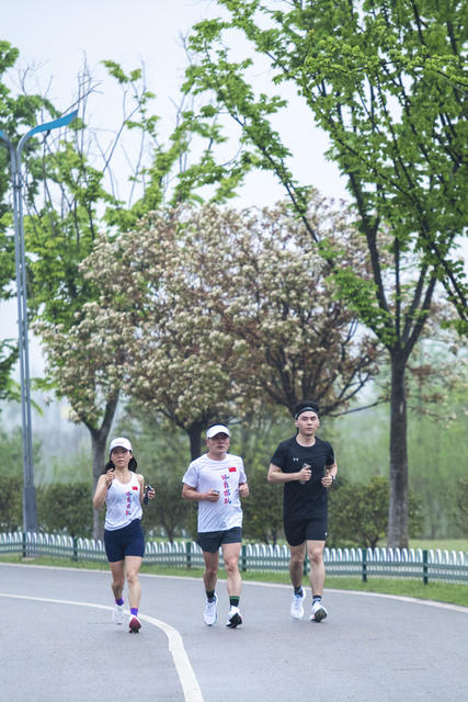 湖南娄底 晨跑 健身 运动
