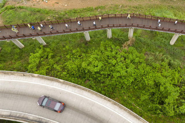 湖南娄底 晨跑 健身 运动