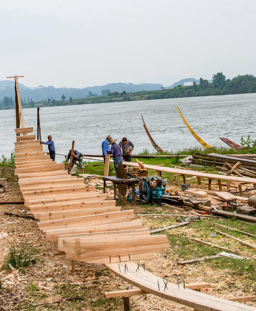 非遗  端午节  龙舟  燕尾龙舟  制作   怀化中方