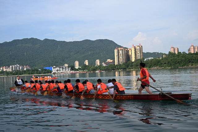 资兴 东江湾 龙舟大赛