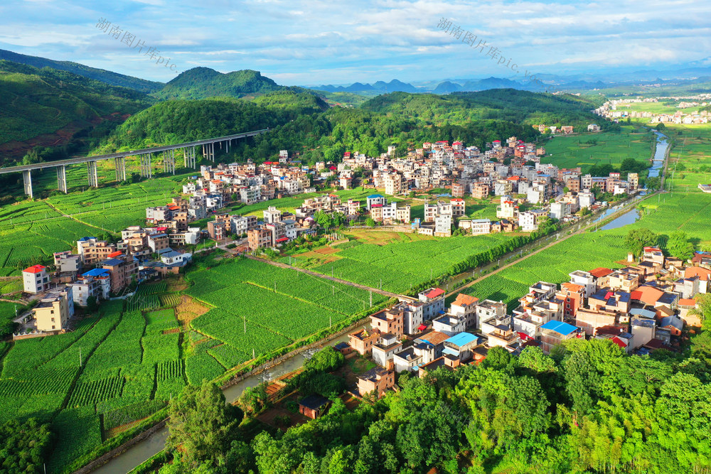 蓝山：夏日乡村美