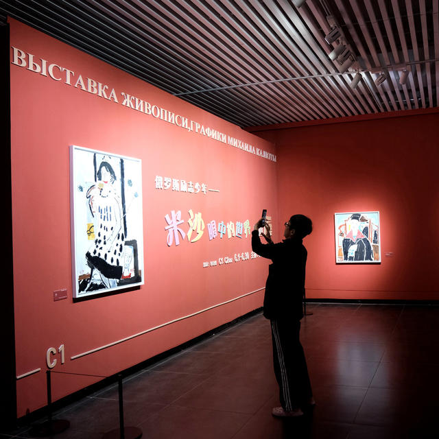 俄罗斯，励志少年，“米沙眼中的世界”，绘画展