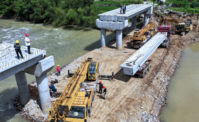 湖南桂东 连心桥 普乐镇矮排村渡头桥