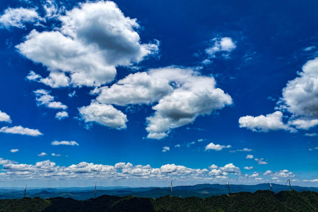 风电场 高山 风电 风 电能 能源 生态