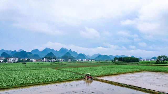 航拍；宁远创5A景区；乡土风光；美丽湾井