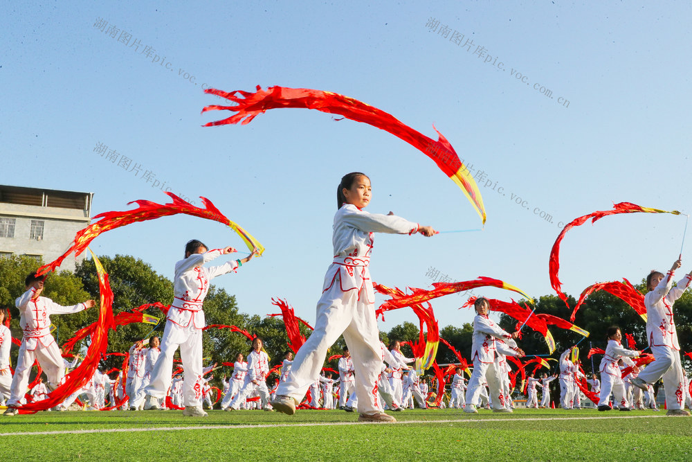 舞龙  彩带龙  运动  大课间  传统