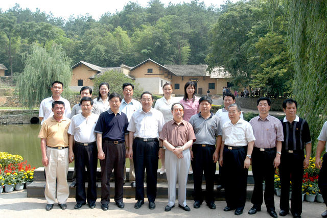 俞正声 湖北省党政代表团在湘潭考察