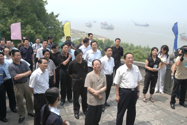 俞正声在岳阳考察 湖北省党政代表团 杨正午