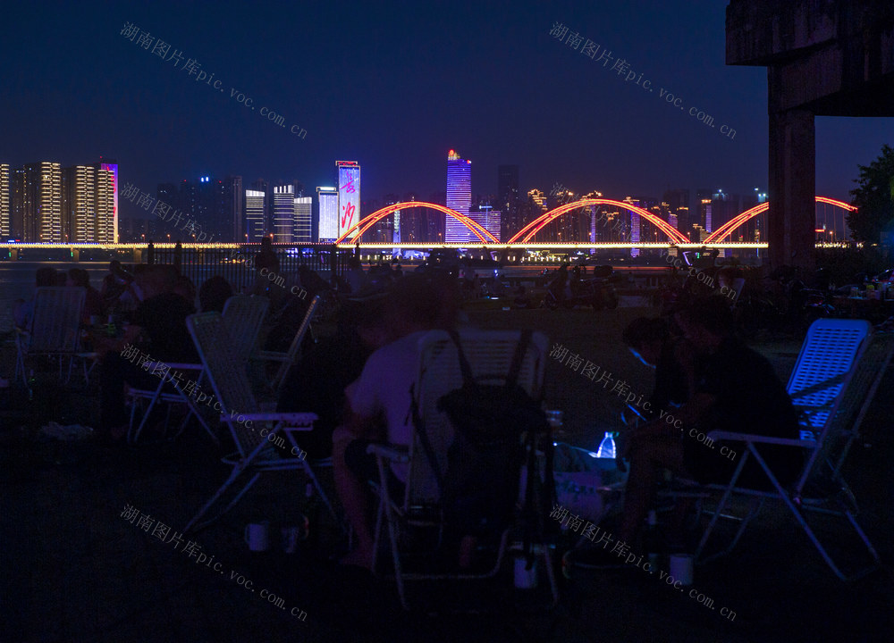 风光、夜景、长沙、夏夜