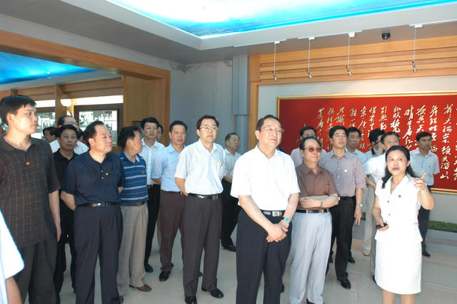 俞正声 湖北省党政代表团在湘潭考察