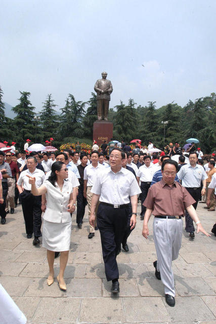 俞正声 湖北省党政代表团在湘潭考察